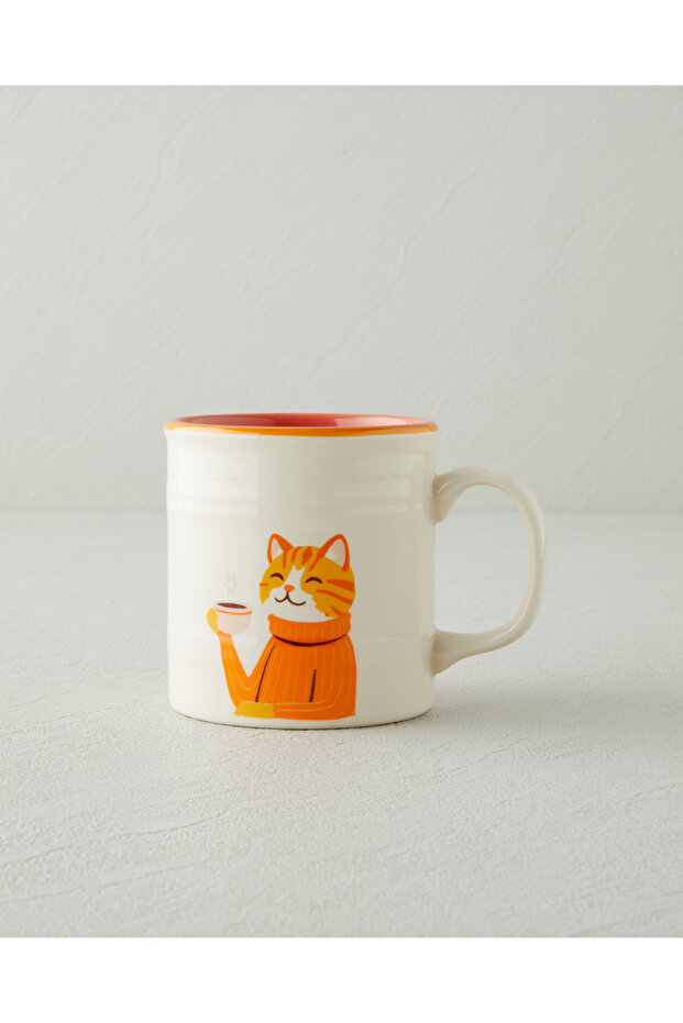 Sunny Cat Ceramic Mug 345 ml Colorful