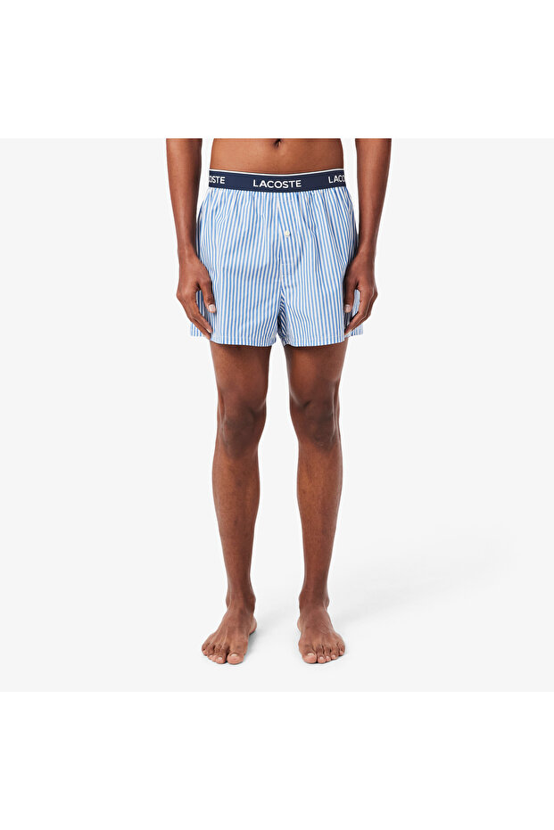 Erkek 3'lü Mavi Boxer - 2