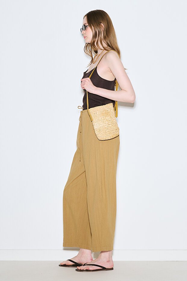 Rustic Comfortable Pants Safran - 5