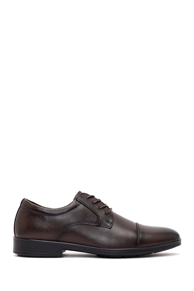 Men's Brown Lace-Up Leather Classic Shoes 26Sfd695518