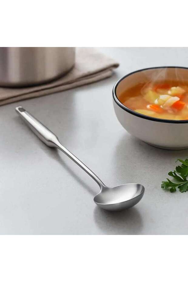 Jumanna Soup Ladle 35cm - Chrome