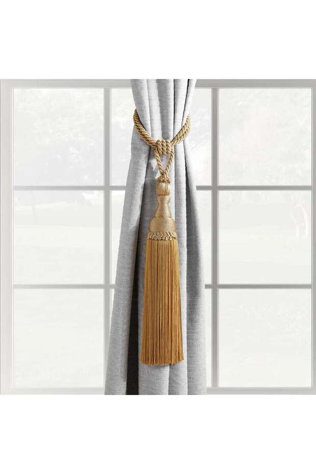 Blake Tieback With Tassel 75cm- Gold