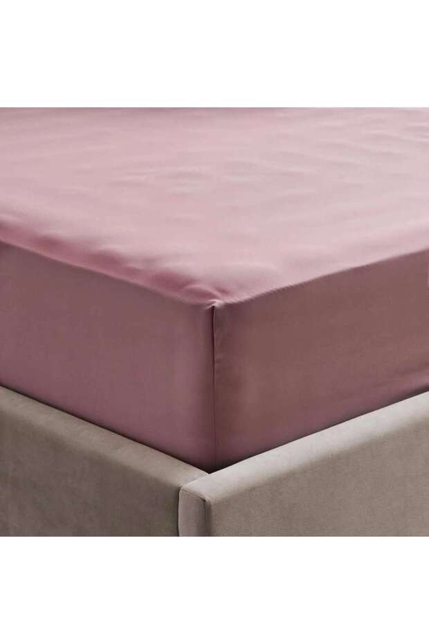 Everyday King Fitted Sheet 180x200+33cm - Mauve