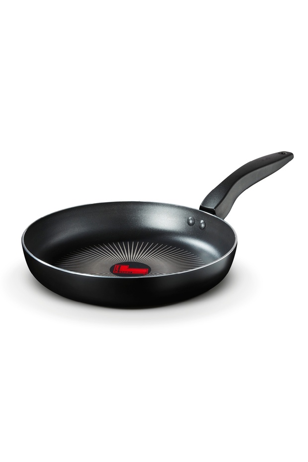 SmartStart Gourmet 28cm Frying Pan, Non-Stick, Temperature Indicator, Dishwasher Safe, Black