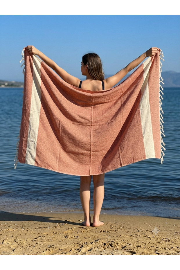 100% Cotton Peshtemal & Beach Towel 100 X 180 Cm.