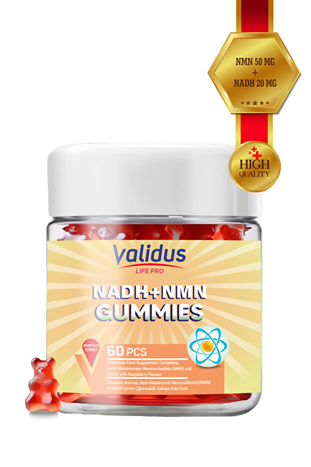 Nmn 50 Mg Nadh 20 Mg 60 Gummies