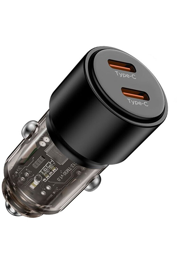 CC03 2x USB-C PD 100W Negru - 2