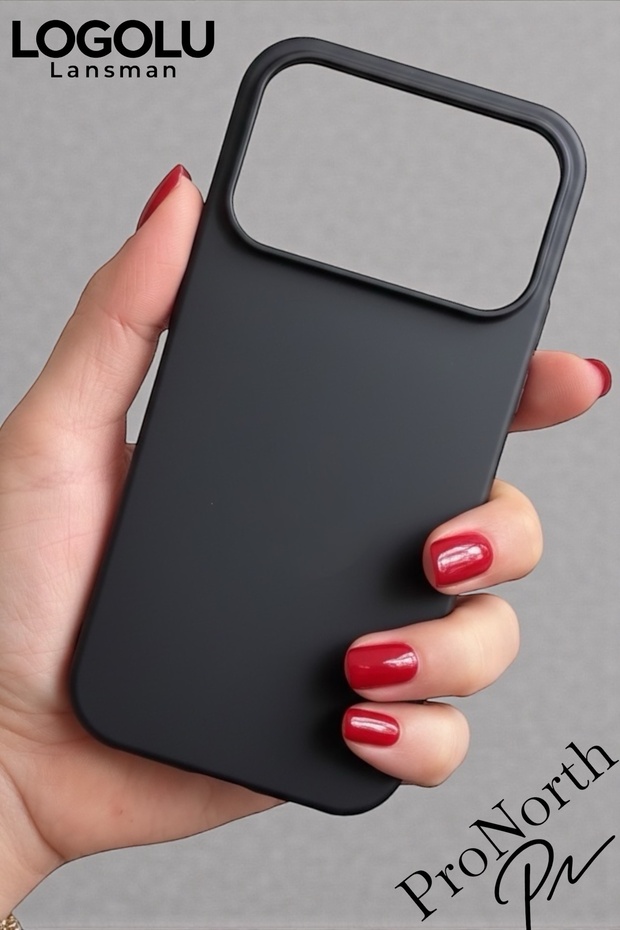 iPhone 17 Pro Compatible Case with Logo Launch Soft Velvet Inside Silicone Cover
