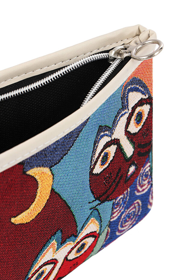 Cat Pattern Tapestry Wallet - 4