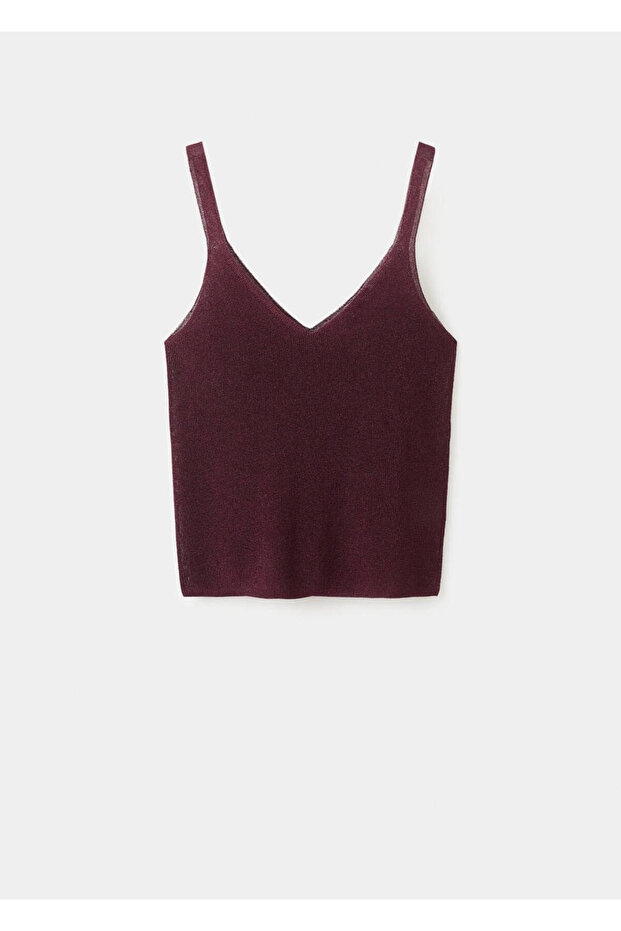 Lureks Strickbluse mit V-Ausschnitt - 3