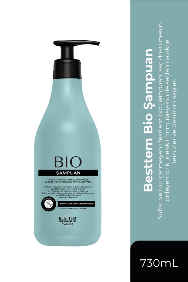 Bio Sulfate-Free Shampoo 730 ml Anti-Hair Loss Herbal Care Does Not Contain Sls Sles Salt and Paraben