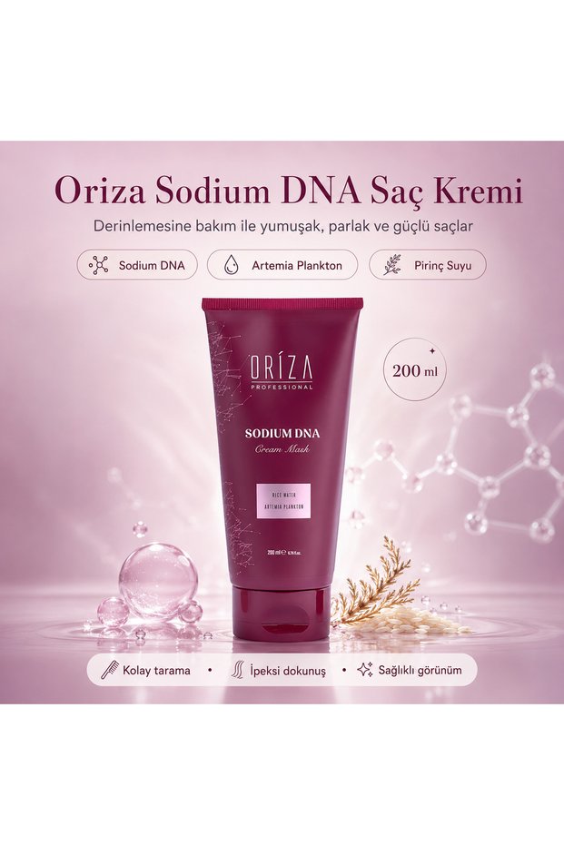 Sodium Dna Series Hair Conditioner | Repairing, Nourishing and Softening / Eyebrow Wax Gift Set /