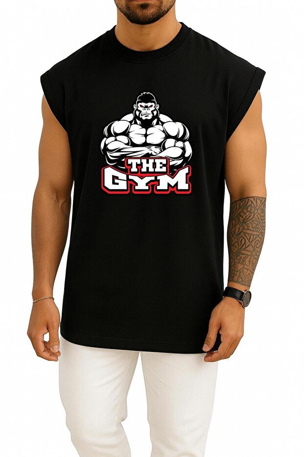 Oversize the Gym Chest and Back Design Tank Top