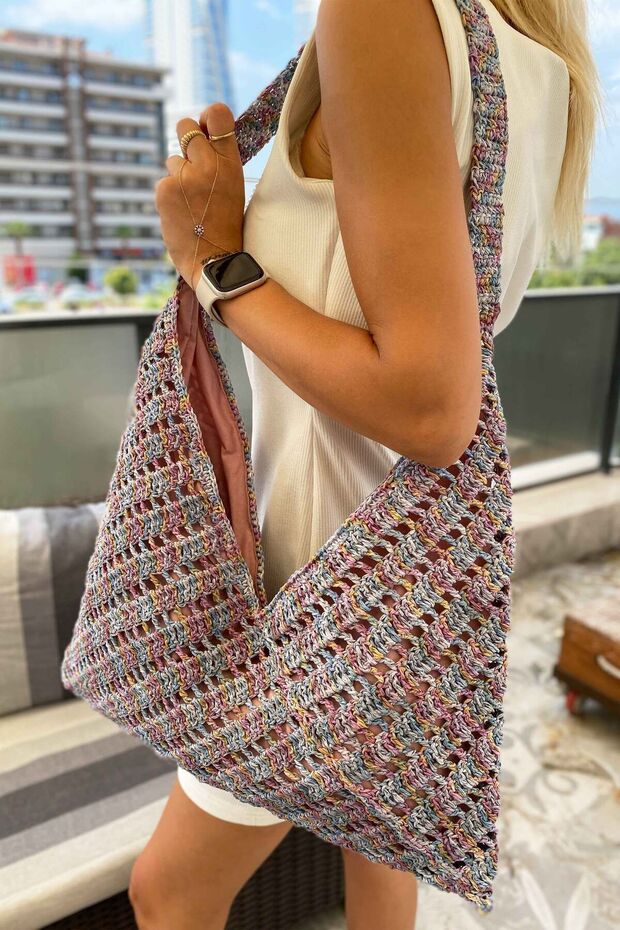 Batik Kağıt İp Zarf Model Çanta