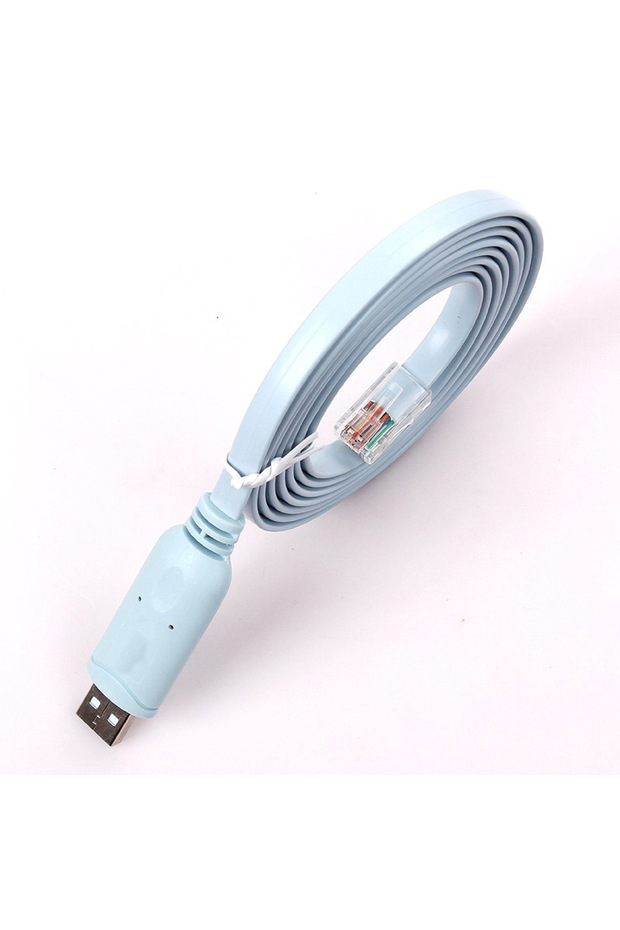 كابل تحكم تسلسلي USB إلى RJ45 بطول 1.5 متر، USB/TYPE-C إلى RS232 إلى RJ45 8P8C، كابل كونسول تسلسلي USB إلى RJ45 للتصحيح