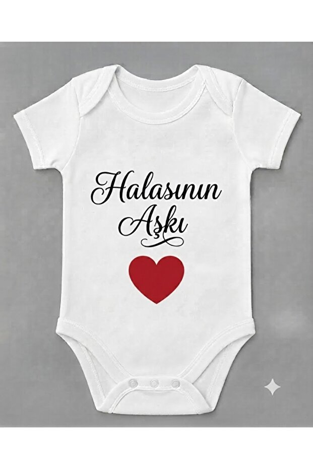 Auntie's Love Printed Snap Fastener Baby Bodysuit