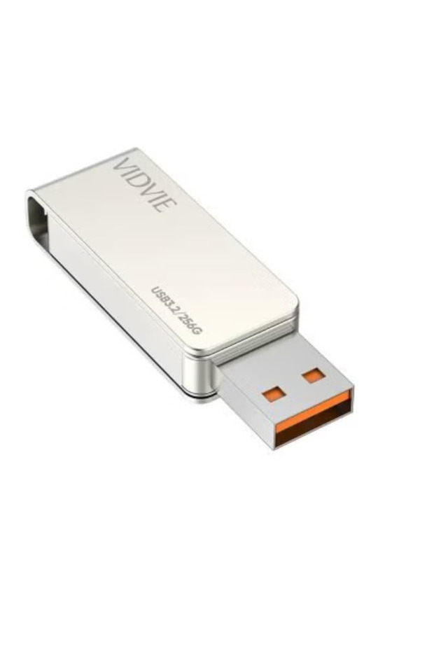 USB2608 256GB USB 3.2 Flash Drive, Portable Metal USB Memory Stick for File Storage and Data Transfer