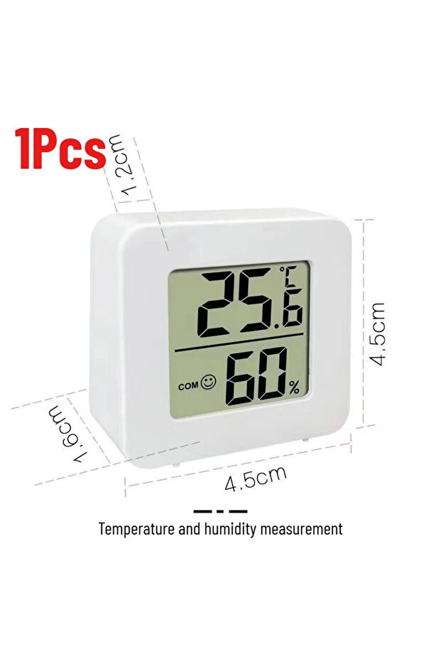 1pc Digital Hygrometer Thermometer Indoor Thermometer Temperature Gauge Mini LCD Weather Station Sen