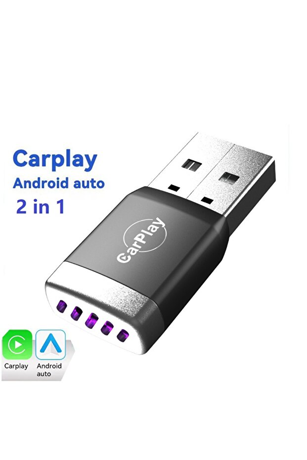 دونجل CarPlay، محول CarPlay وAndroid Auto لاسلكي جديد، USB Dongle، صندوق ذكي صغير، توصيل وتشغيل