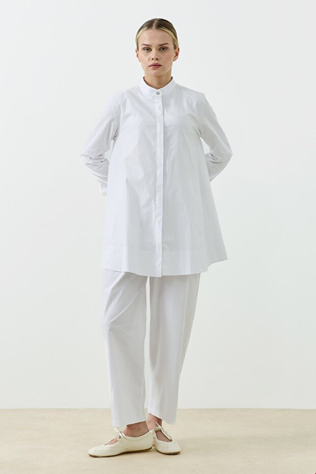Else Poplin Shirt White