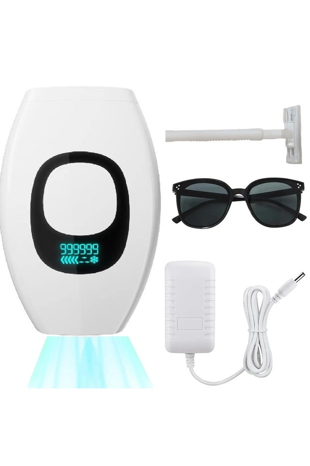 EU Plug White 999,999 Flashes Bikinis IPL Pulses Epilator Painless Laser Hair Removal Facial Profess