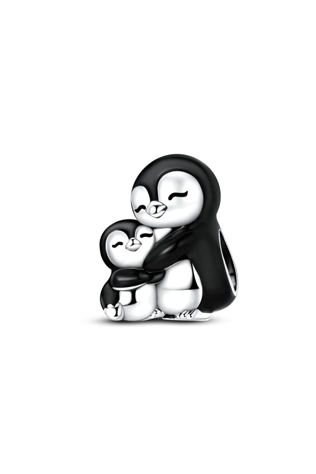 KTC1936 Original 925 Sterling Silver Charms Penguin Skiing Dancing Beads Pendants Fit Bracelet Neckl