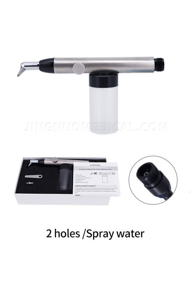 2 Hole water Micro Blaster Polisher Dental Aluminum Oxide Sandblasting Systems Water Spray Air Abras