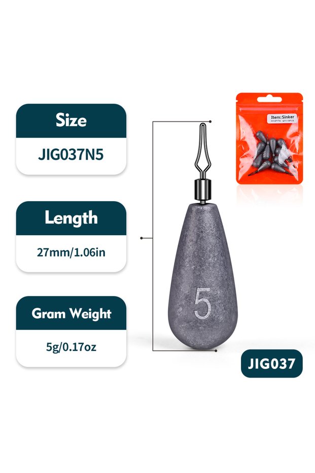27mm 10pcs PROBEROS 10pcs Drop-shaped Twist Ring Lead Pendant,String Hook Lead Pendant Water Drop Le