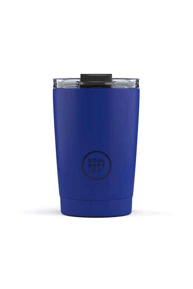 The Tumbler Vivid Blue Glass Thermos 330 ml