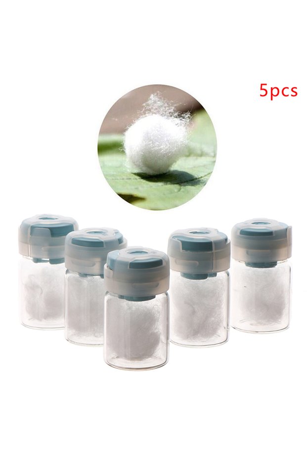 5 Bottles Pure Collagen Ball Natural Silk Protein Anti Aging Essence Firming Wrinkle Removal Faci...