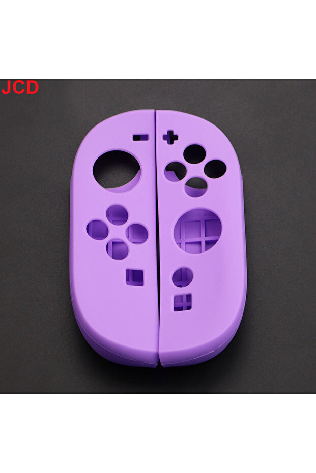 غطاء حماية سيليكون ناعم باللون الأرجواني من JCD مع مقبض يدوي لوحدة تحكم سويتش 2 NS2 Joy-Con H