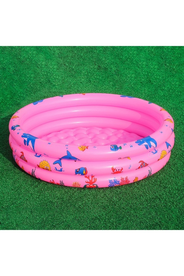 PPP-90cm Kids Inflatable Swimming Pool Portable Foldable Children Baby Water Play Bath Pool for Home