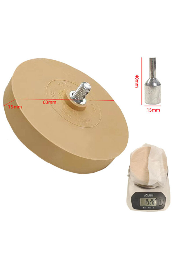 90mm 1PCS Car Wheel Adhesive Remover Wheel Smooth Power Drill Adapter Paint Removal Repair Ru...