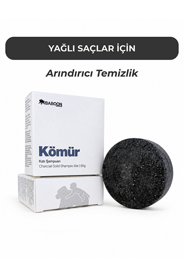 Baboon Solid Patterned Shampoo Charcoal