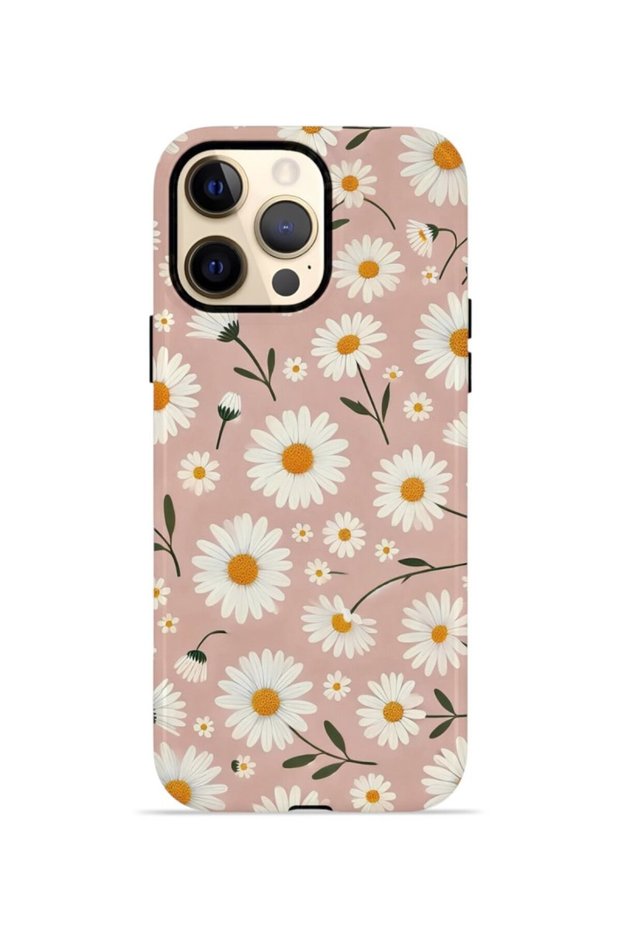 iPhone 12 Pro Max Vorian Double Layer Case Daisy Mocha Garden