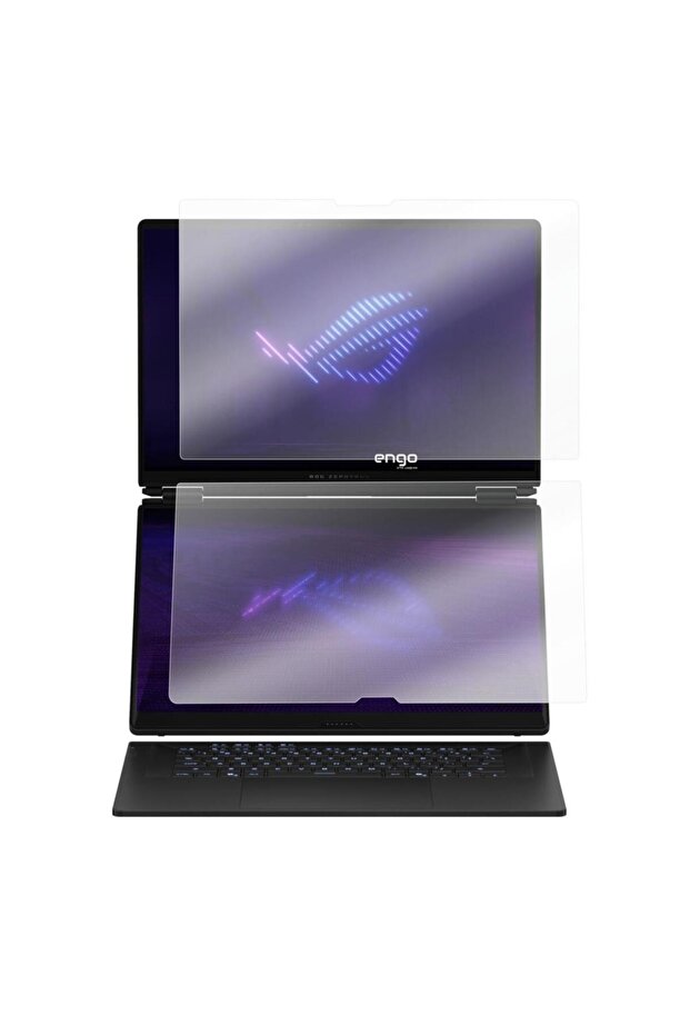 واقي شاشة Asus ROG Zephyrus Duo غير لامع مقاس 16 بوصة نانو شفاف