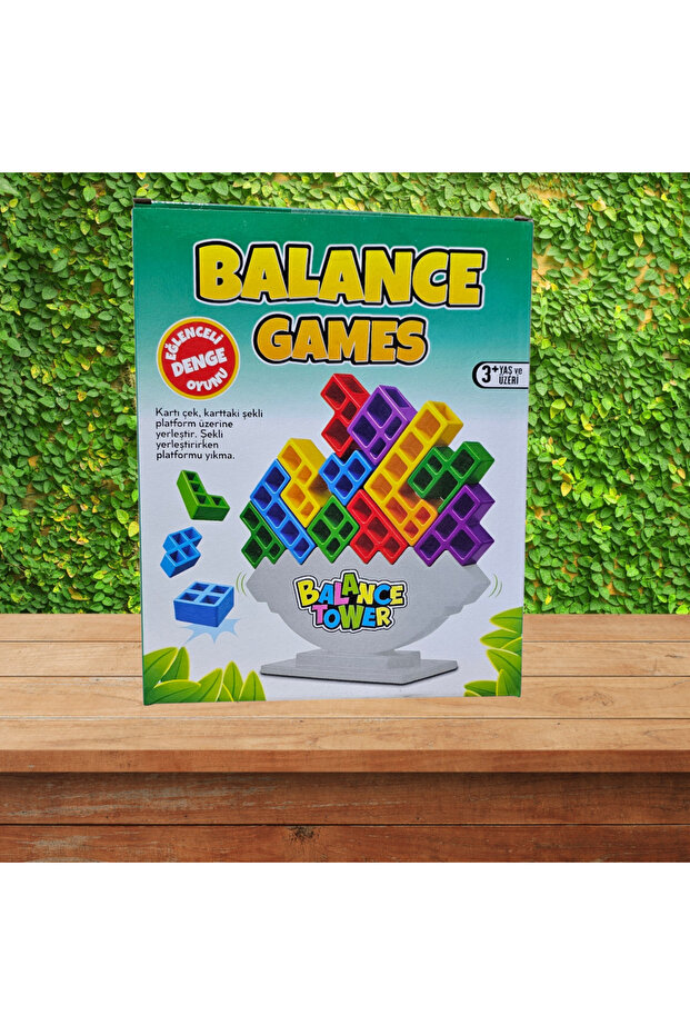 Balance Tower Balance Game Attention and Skills Box Game