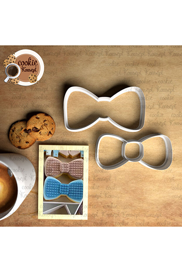 Father's Day Concept Bow Tie Cookie Mold Set | Play Dough, Sugar Dough, and Clay Compatible