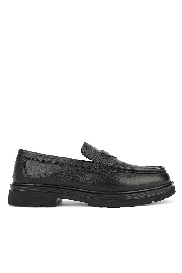 , Men's Genuine Leather Shoes 161423Z1341 Black