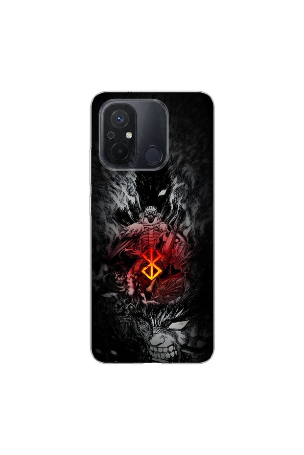 Redmi 12C Compatible Anime 2/2 Design Transparent Case