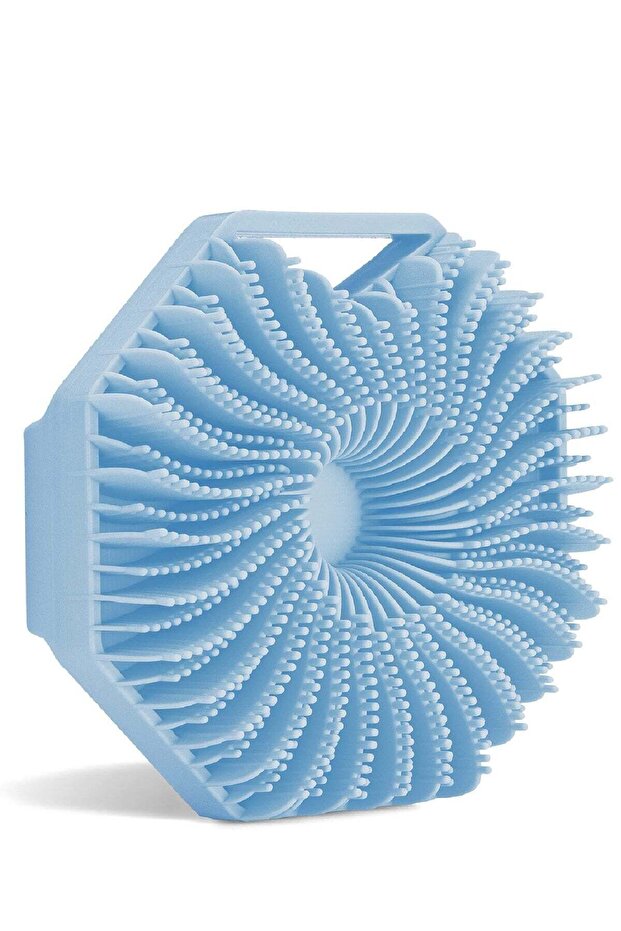 Silicone Exfoliating Body Brush - Octa Design Blue