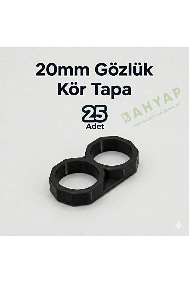 Drip Irrigation Eyeglass Blind Plug 20mm - (25 Pieces)