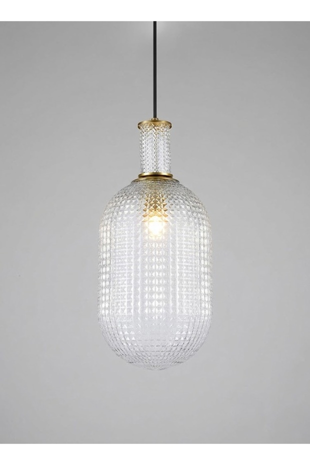 Modern Lighting, Single pendent, Light, Vintage galss white pendent, Suitable for bedroom, living room, kitchen, coffee shop, Adjustable height, White, 18x44x150