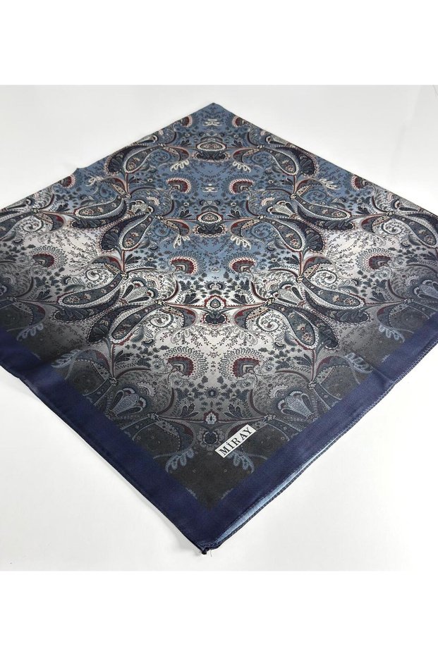 Nevada Large Size Organic Cotton Scarf - 120 X 120 - 06453