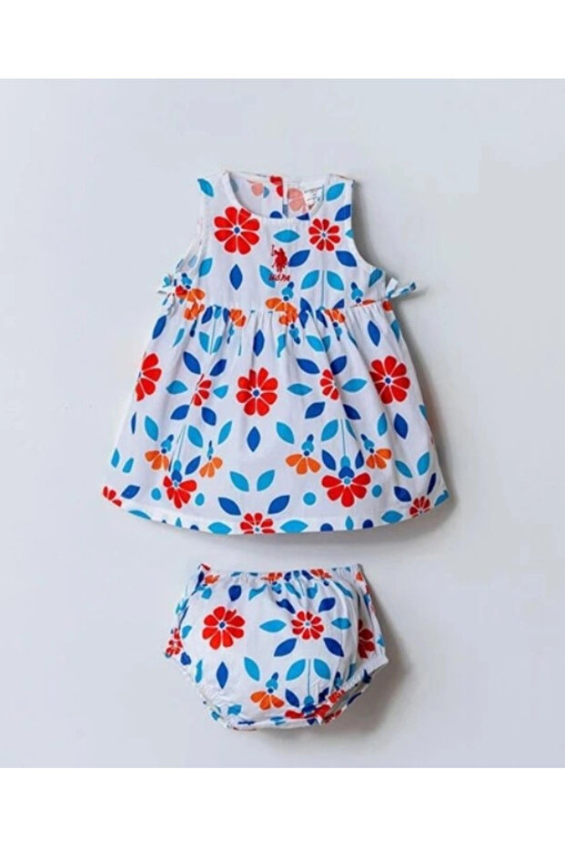 U.S. Polo Dress Usb3001 Blue-Orange