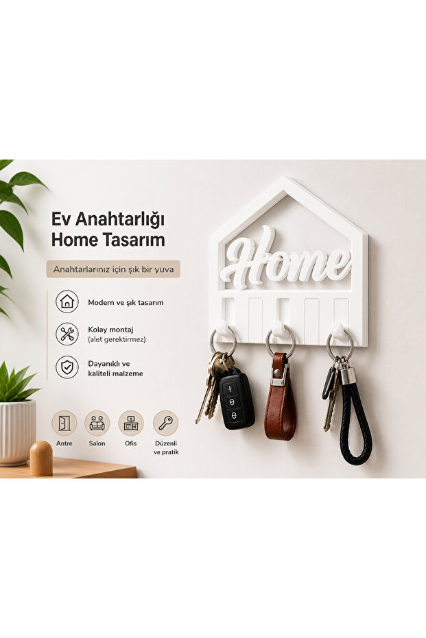Home Keychain – Home Design Style and Modern 11 × 11 cm