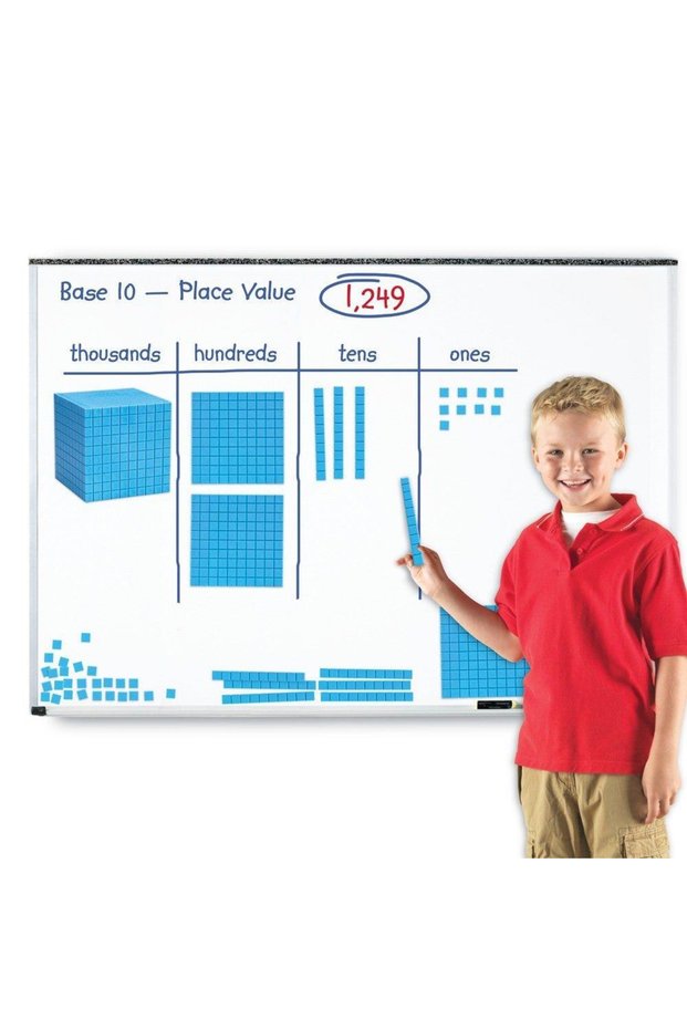 Magnetic math set - Base 10 models