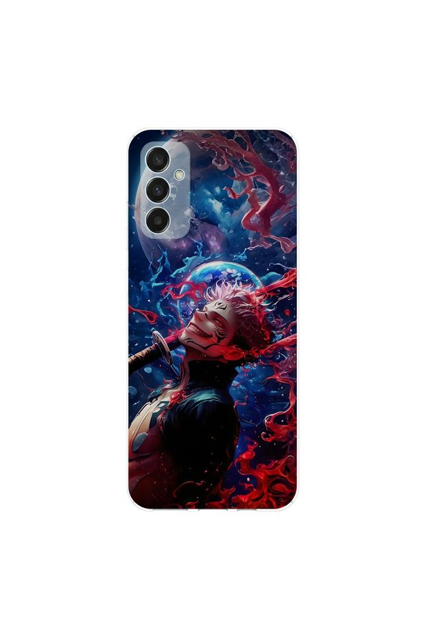 Samsung Galaxy M13 Compatible Anime 10/2 Design Transparent Case