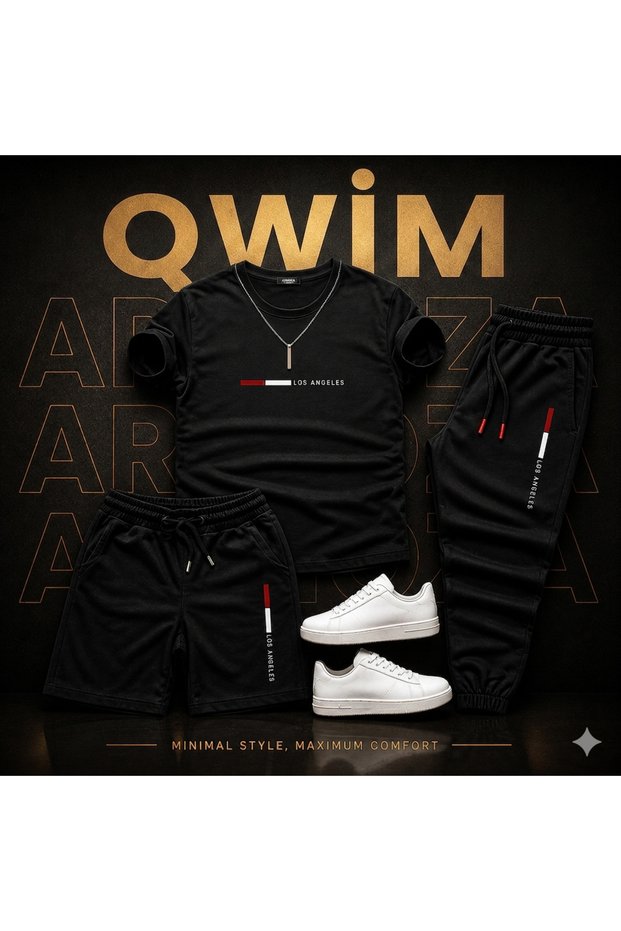 Qwim 3-Piece Sports Printed Stylish Set