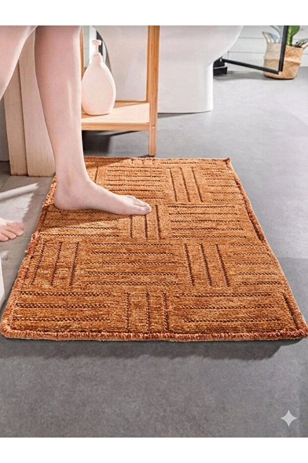 Non-Slip Sole Single 40X60Cm Bathroom Sink Mat